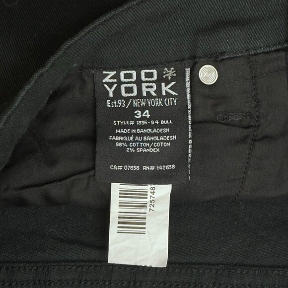 Zoo York 'Bull' Stretch Denim Jeans 34 - Picture 7 of 7